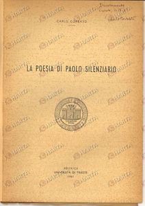 La poesia di Paolo Silenziario, copertina